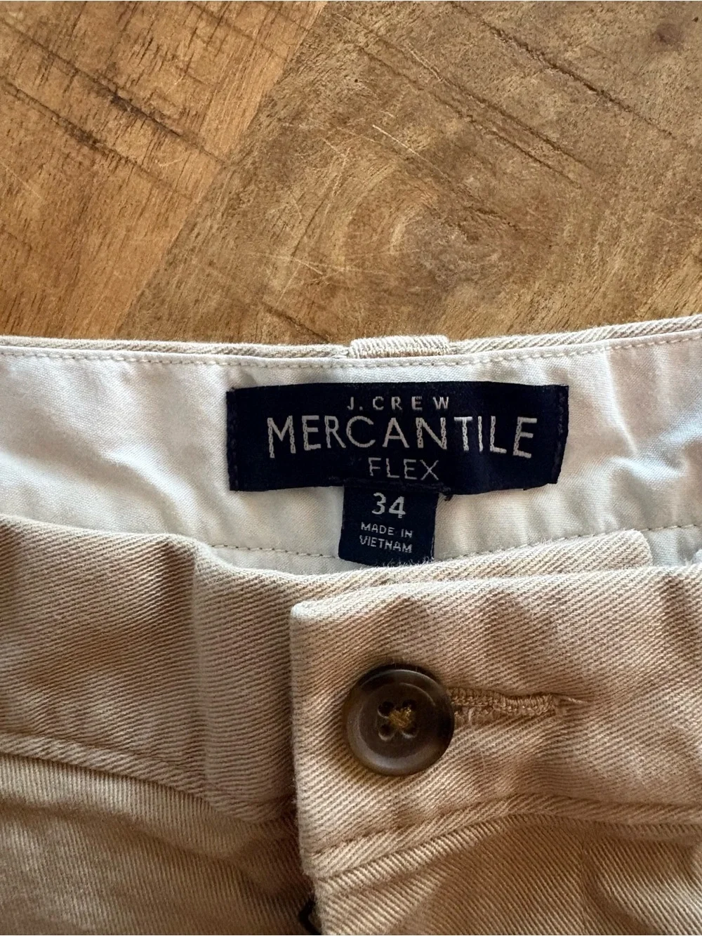 J.Crew Mercantile Flex Khaki Shorts - Beige
